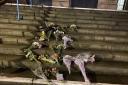 Floral tributes left at City Hall