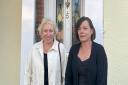 Homes for Wells Chair, Lynne Burdon (left), and General Manager , Jane Berwick outside the property