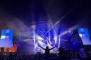 Friday night headliners Kasabian performing at the Obelisk Stage on Friday night captured by Jonathan Backhouse