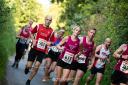 Mark Armstrong with other runners at the Worstead 5M race last Friday