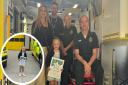 Harper, four, who helped paramedics find her mum when she collapsed in their family home has been awarded for her bravery