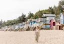 Jodie Granger-Brown of The Happy Huts. She rents out beach huts at Wells on the north Norfolk coast