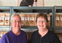 Liz and Sarah Morris, founders and directors of Pooch's dog treats