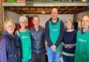 Volunteers at the Mid Norfolk Foodbank warehouse in Dereham