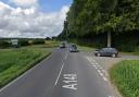 The A148 near Bale in north Norfolk