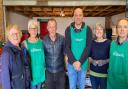 Volunteers at the Mid Norfolk Foodbank warehouse in Dereham