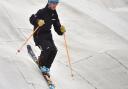 Will Feneley, from Fakenham, will compete at the Beijing Winter Olympics 2022 in the Men's Moguls freestyle skiing. He is pictured here skiing on the slopes at Norfolk Snowsports Club in Trowse in 2018.