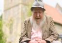 Bob Davey who helped restore St Mary's Church at Houghton-on-the-Hill