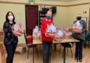 Assistant manager Louise Iverson, manager Shonette Mooney and cook Claire Raiper from Dereham Meeting Point