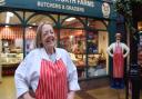 Shopping Local in Fakenham. Emma Bunn at Papworth Farms Butchers. Picture: DENISE BRADLEY