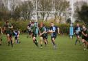 Action from Fakenham's home game against Beccles Picture: Rob King