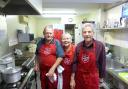 Chefs ready to cook up a storm for the Dereham Salvation Army Christmas lunch.  Picture: Trevor Theobald