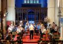 The Fakenham Fellowship Band performing at Fakenham Parish Church in May