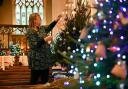 Setting up the Fakenham Christmas Tree Festival back in 2022