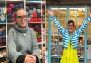 Venetia Strangwayes-Booth (left), owner of Venetia's Yarn Shop in Fakenham, and Sarah Jane, who runs Sarah Jane's Haberdashery in Dereham