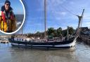 The Albatros is set to return to Wells in the next couple of months according to the ship's owner, Bob 'Rob' Richardson (inset)