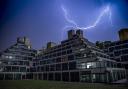 A yellow thunderstorm warning has been issued by the Met Office