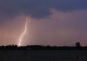 A thunderstorm warning has been issued for the whole of Norfolk