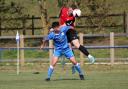 Wells Town FC in action against Bungay Town