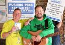 David Holliday (left) with Matt Watson and their newly launched song