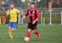 Callum Brain from Wells Town, who added the Seassiders' second goal against Castle Acre. Image: Shay Porter