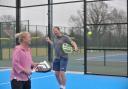 A new paddle court could be built near Fakenham. Pictured is a court installed at Ipswich Sports