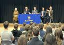 Fakenham Academy and Sixth Form hosted a pre-election hustings event, which featured Jerome Mayhew, Jan Davis, Steffan Aquarone, and Irene Macdonald