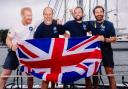 (From LtR) Richard Janes, John Solosy, John Ashton, and James Bracey took on the World’s Toughest Row, travelling 3,000 miles across the Atlantic