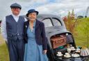 Kate and Robert Purdy brought out their Austin 10 Cambridge from 1937 to the event.