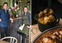 L-R Luke Wasserman, co-owner, and Grant Cotton, head chef, inside the Nest Farmhouse restaurant, which is hosting its first tasting menu event