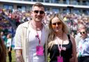 Adam Peaty and Holly Ramsay (Tim Goode/PA)