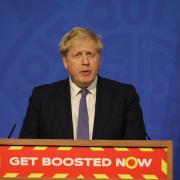 Prime Minister Boris Johnson during a media briefing in Downing Street, London, on coronavirus (Covid-19). Picture date: Tuesday January 4, 2022.