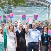 The Forum staff at the brochure launch for Norfolk Heritage Open Days 2022.