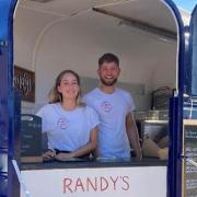 George Randell has launched Randy's Seafood with help from his girlfriend Maria Somerton.