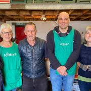 Volunteers at the Mid Norfolk Foodbank warehouse in Dereham