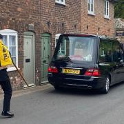 The funeral of Betty Emmerson MBE, at St Nicholas Church, Wells