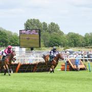 Racing action from the Jarrold Ladies Raceday at Fakenham