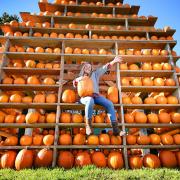 Owner Victoria Cushing sat on The Pumpkin House, in Thursford.