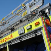 Fire crews attended a fire in a Fakenham housing estate overnight