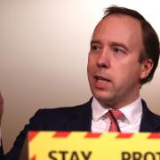 Health secretary Matt Hancock during Friday's media briefing in Downing Street, London, on coronavirus (Covid-19).