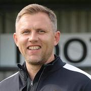 First team manager of Fakenham Football Club, Andy Cunningham