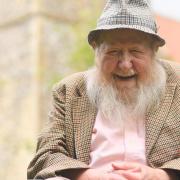 Bob Davey who helped restore St Mary's Church at Houghton-on-the-Hill