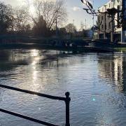 Pictures of flooding in Thetford's town centre on Sunday.