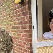 Soldiers from The Regimental Associations from 1st The Queen’s Dragoon Guards, also known as 'The Welsh Cavalry', and Royal Yeomanry are deployed on Operation CABRIT in Poland, supporting NATO over Christmas.