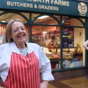 Shopping Local in Fakenham. Emma Bunn at Papworth Farms Butchers. Picture: DENISE BRADLEY