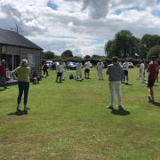 The long wait for social cricket to resume ended on Saturday as Bradenham Cricket Club celebrated with a match between two teams from the Club. Picture: Bradenham Cricket Club