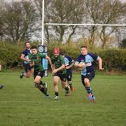 Action from Fakenham's home game against Beccles Picture: Rob King