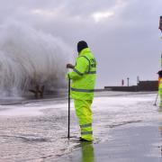 Flooding at Walcott, North Norfolk. PICTURE: Jamie Honeywood