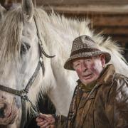 Farmer and artist Joe Godderidge working at his home in Stanfield in 2014. Picture: Matthew Usher.