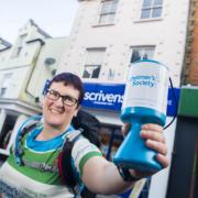 Marie Sanders, from Fakenham, who's in training for four 100km sponsored walks.